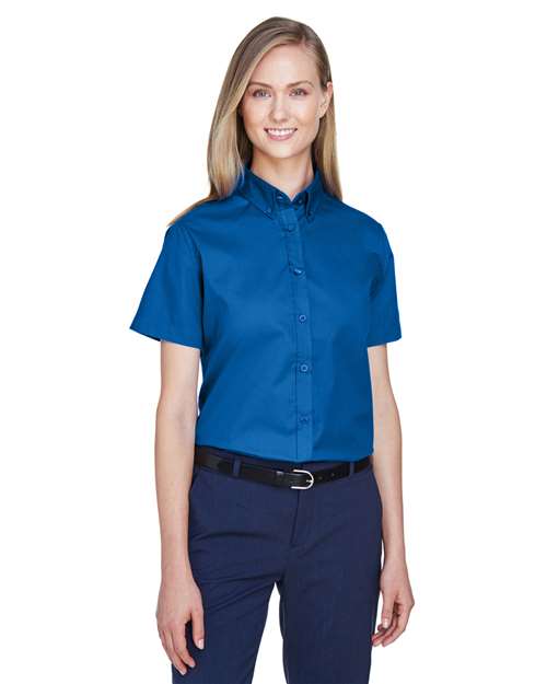Chemise Optimum à manches courtes en sergé pour femme
