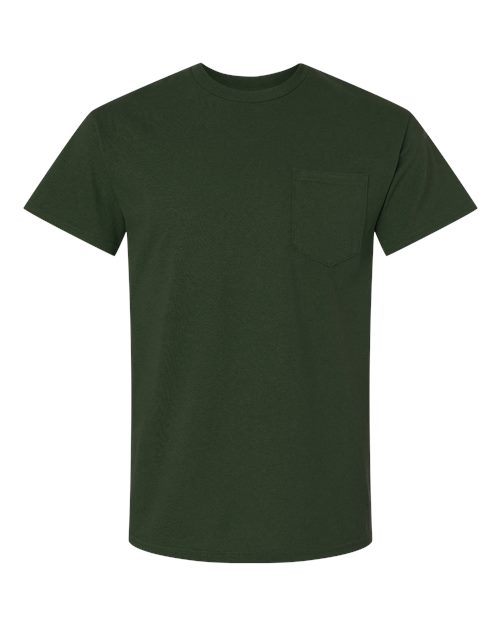 T-shirt unisexe à poche en coton Ultra Cotton®