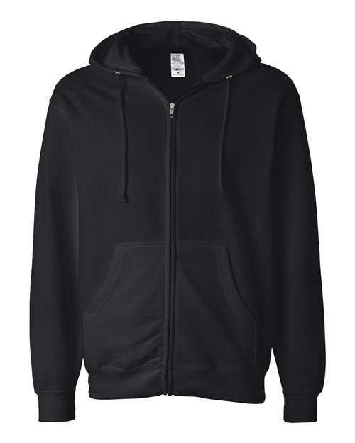 Unisex Midweight Full-Zip Hooded Sweatshirt