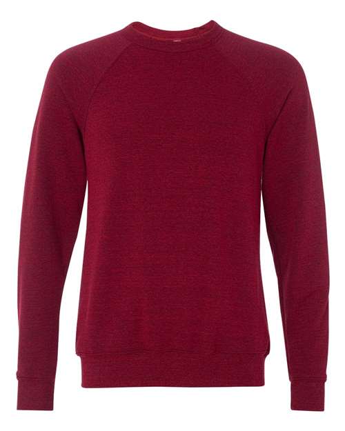 Unisex Sponge Fleece Raglan Crewneck Sweatshirt