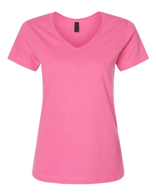 T-shirt col V Softstyle® pour femme