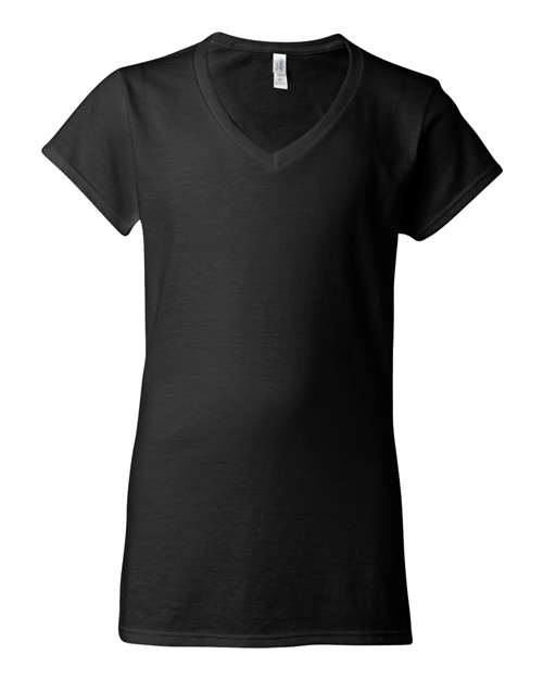 T-shirt col V Softstyle® pour femme