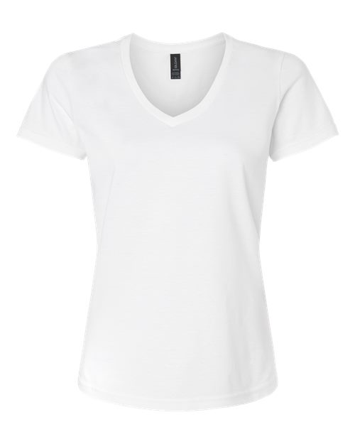 T-shirt col V Softstyle® pour femme