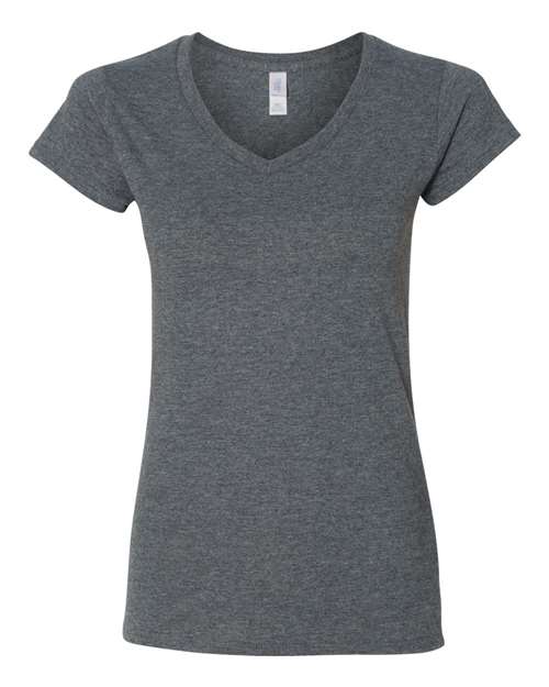 T-shirt col V Softstyle® pour femme