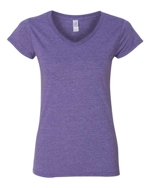 T-shirt col V Softstyle® pour femme