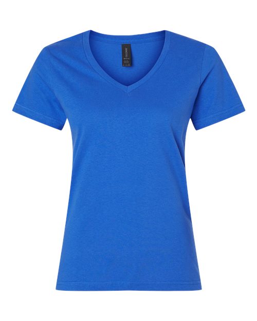T-shirt col V Softstyle® pour femme