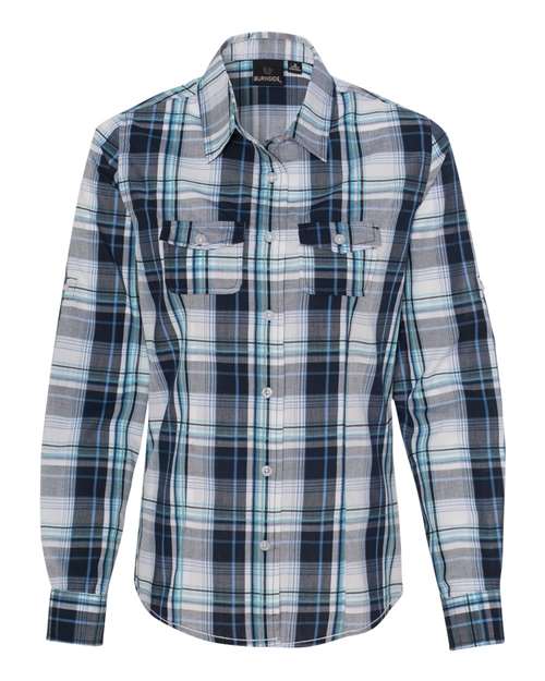 Chemise à carreaux pour femme