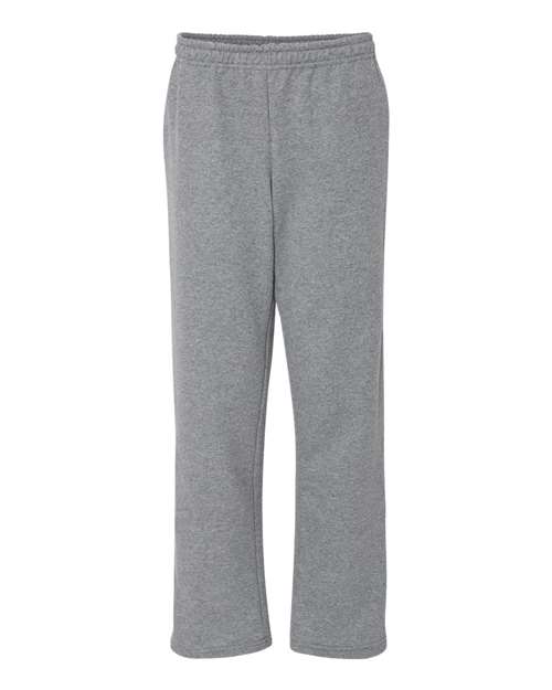 Pantalon de survêtement ouvert en mélange lourd avec poches