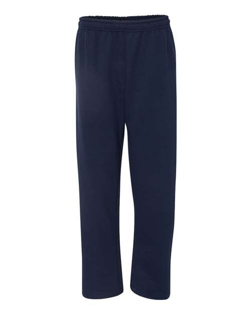 Pantalon de survêtement ouvert en mélange lourd avec poches