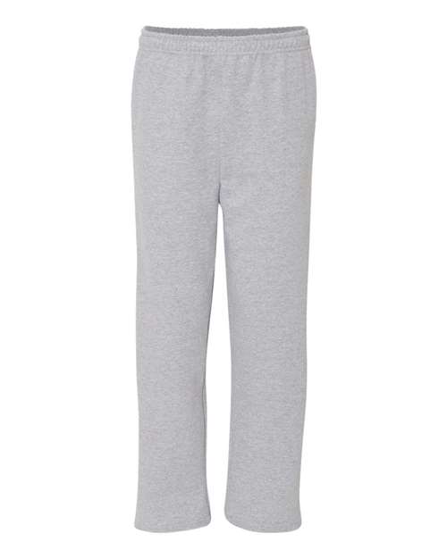 Pantalon de survêtement ouvert en mélange lourd avec poches