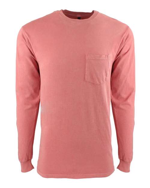 T-shirt unisexe à manches longues et poche inspirée