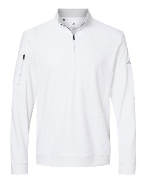 Men's Performance Textured Quarter-Zip Pullover