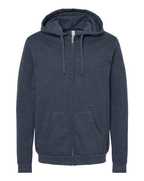 Unisex Zipper Fleece Hoodie