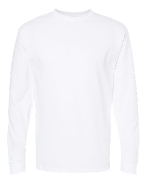 T-shirt unisexe à manches longues doré doux au toucher