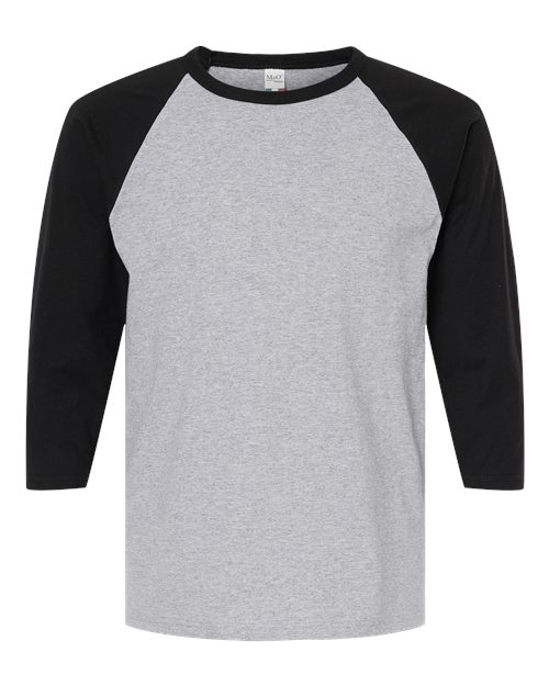 T-shirt de baseball à manches trois-quarts raglan