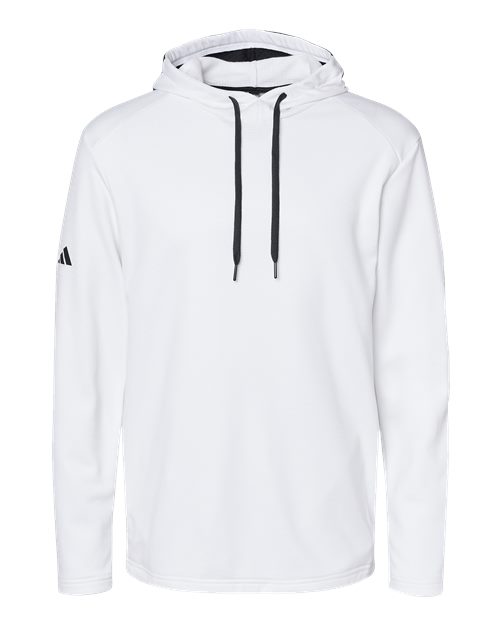 Men's Textured Mixed Media Hooded Sweatshirt